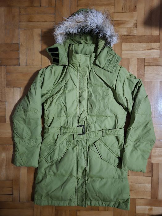 Parka Damă Robe di Kappa, Puf Natural, Culoare Lime, Termic, S