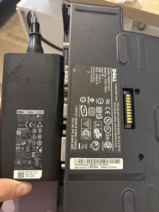 Docking station Dell Pr01X plus alimentator