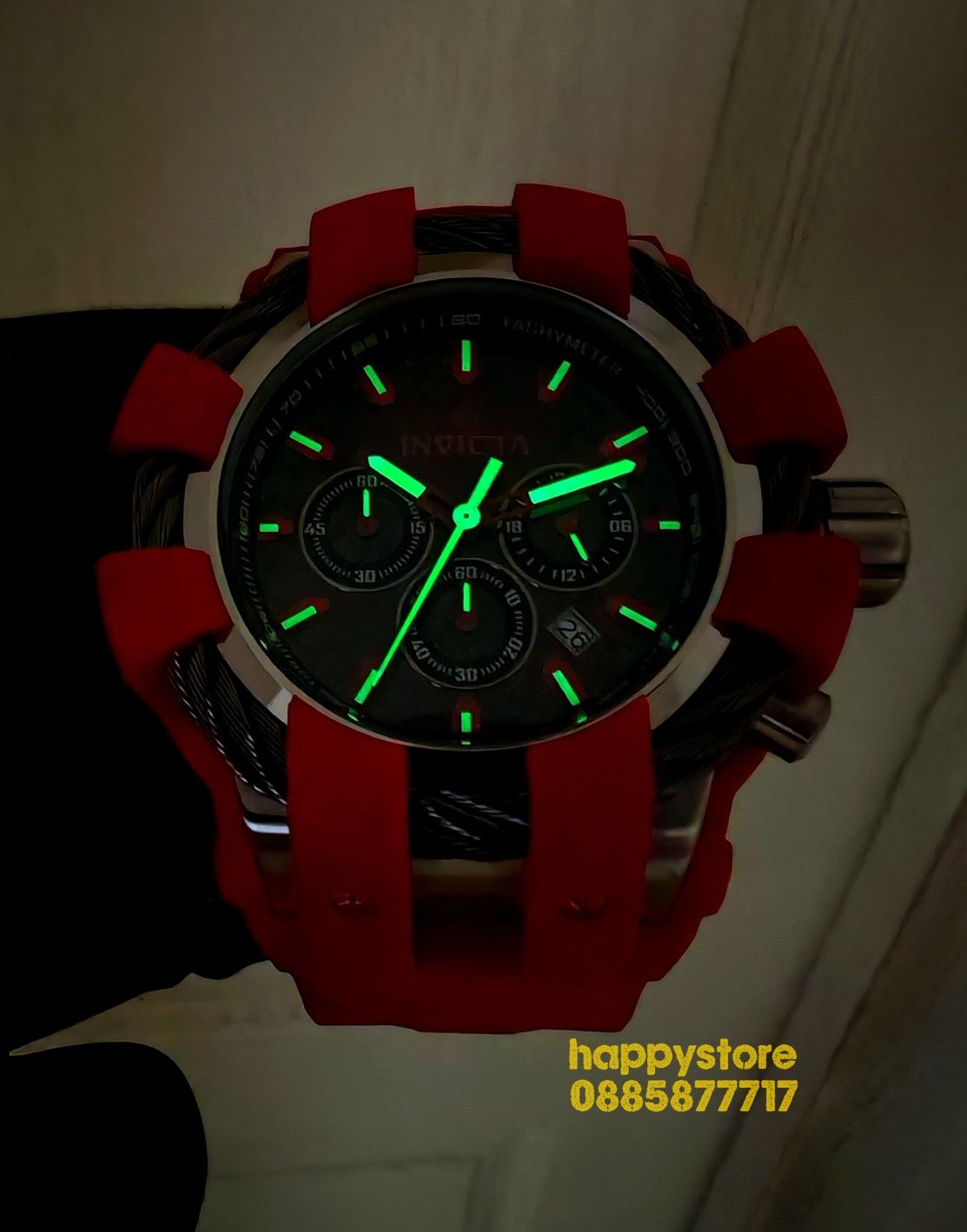 INVICTA Shock Red 54 mm, Инвикта нов ръчен часовник