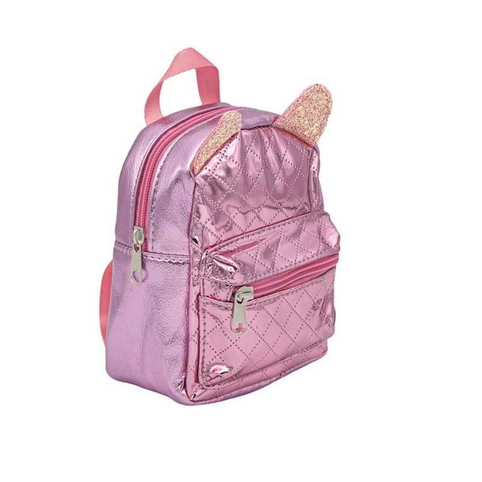 Мини детска раница с уши Mercado Trade, Розова