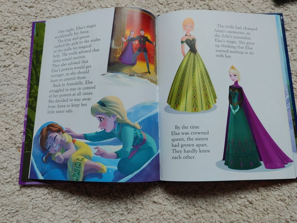 Carti noi engleza Disney, Frozen, Rapunzel, Pocahontas, Cars