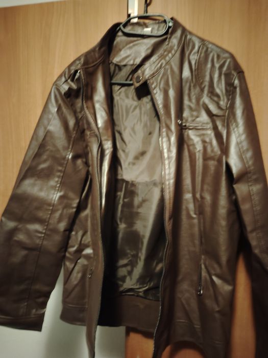 Geacă imitație piele bărbați xl