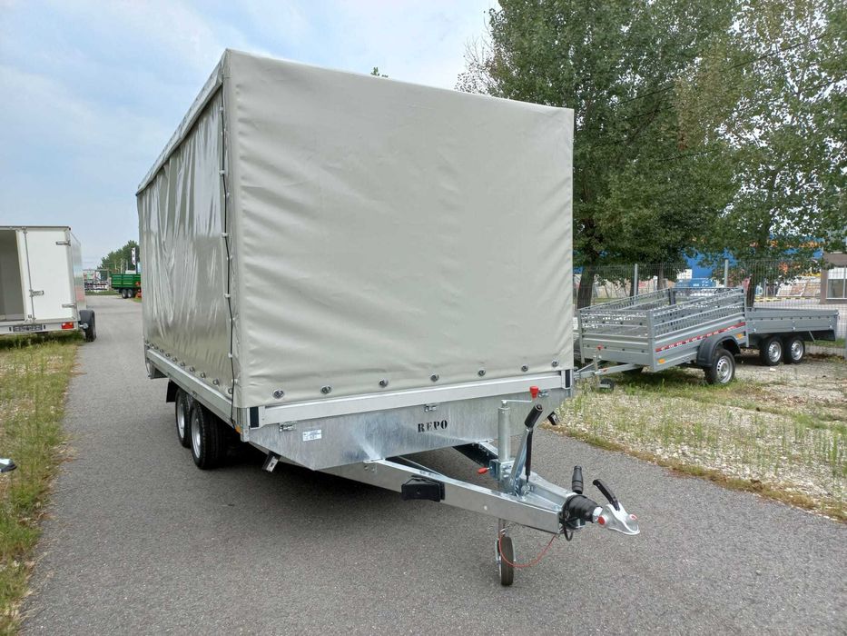Remorca Auto Repo Cargo,obloane aluminiu,transport marfuri 2000 3000kg