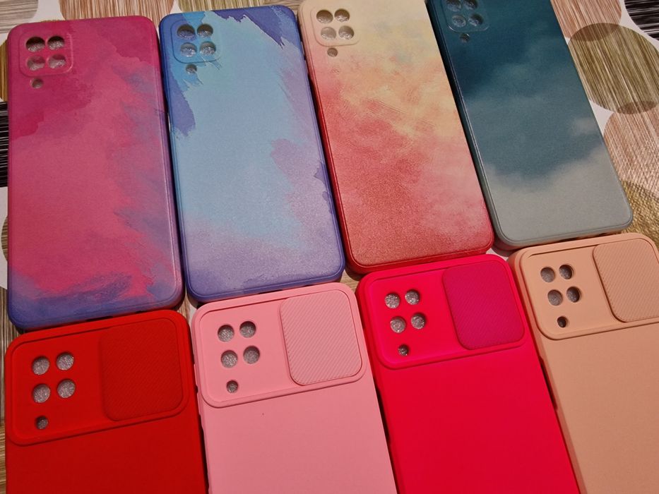 Samsung Galaxy A12 различни видове дамски гърбове