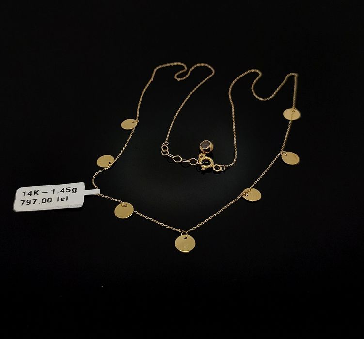 Bijuteria Royal lant din aur 14k 1.45 gr