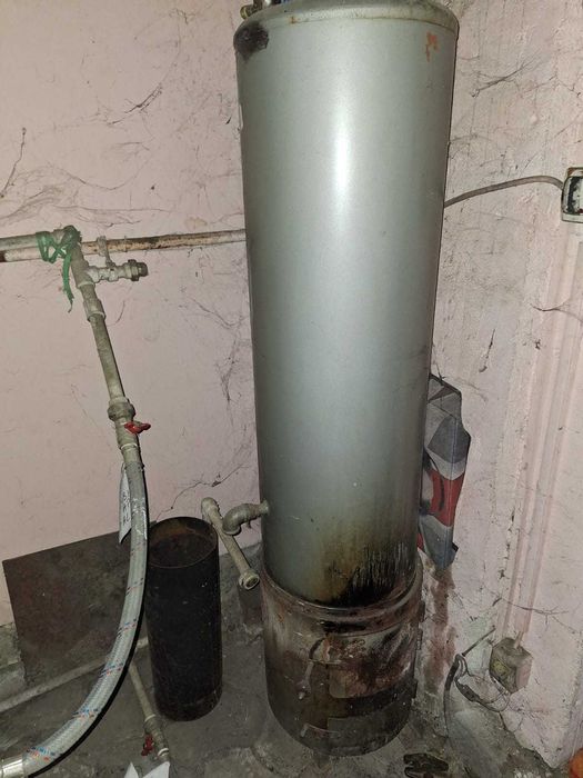 Boiler pe lemne folosit