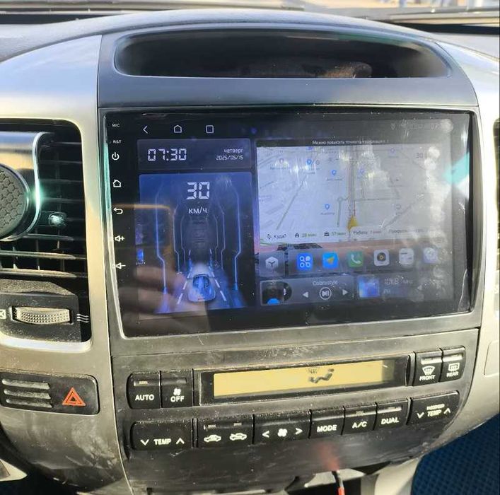 Мултимедия Android навигация за Toyota Land Cruiser