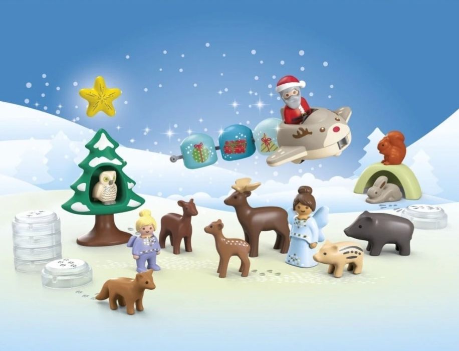 Игрален комплект Playmobil Junior - Адвент Коледен снежен календар