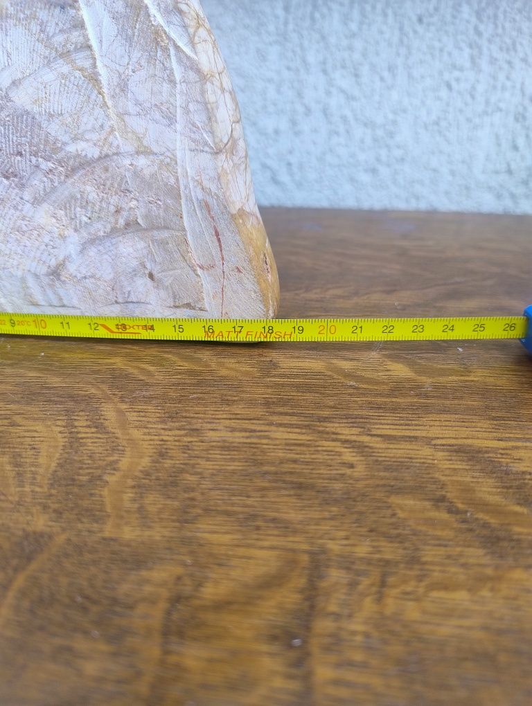 Vând pereche de sculpturi vechi din marmură, stil gotic gargoile
