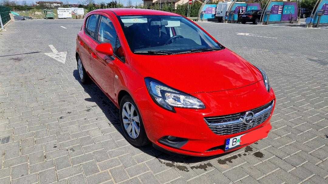 Vând Opel Corsa E, culoare roșie, an 2017, motor 1.4 benzină/GPL!