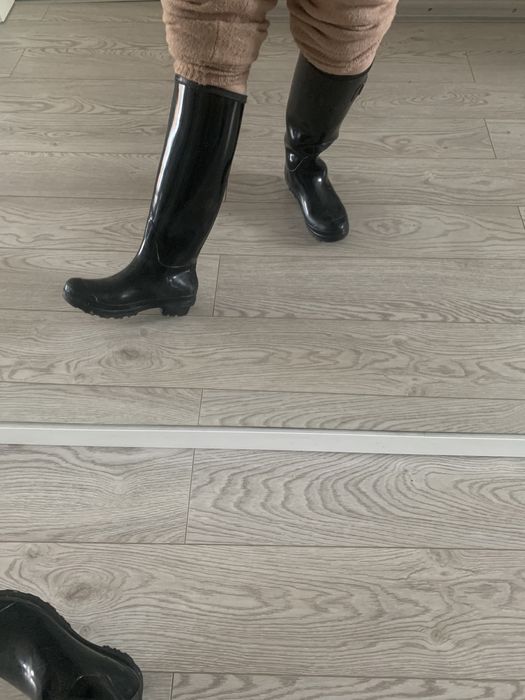 Cizme de cauciuc negre