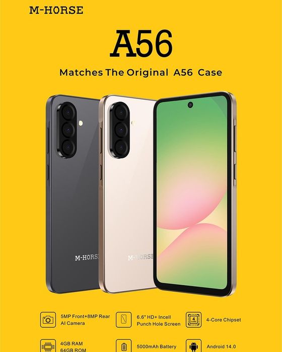 M horse A56 dastafka tekin 4+4/128Gb