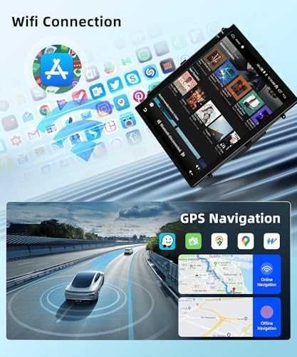 Нова 9.7" Android 13 CarPlay GPS мултимедия за Toyota Prado 120 кола