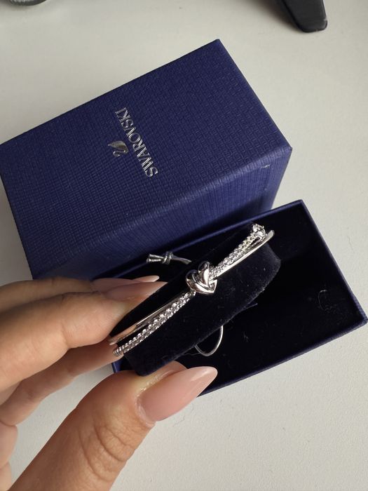 Swarovski сребърна гривна