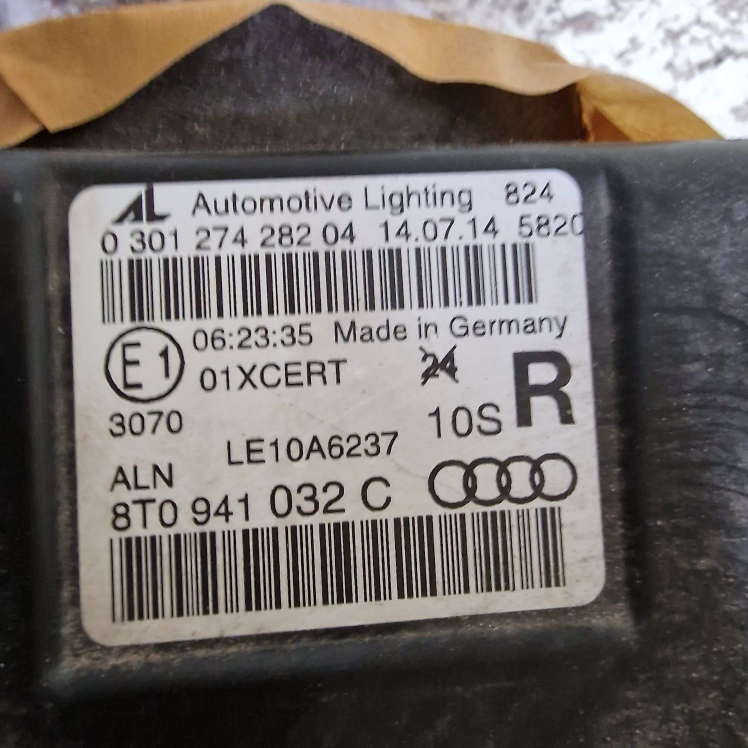 Audi A5 lift bi xenon 2013 завиващ десен фар