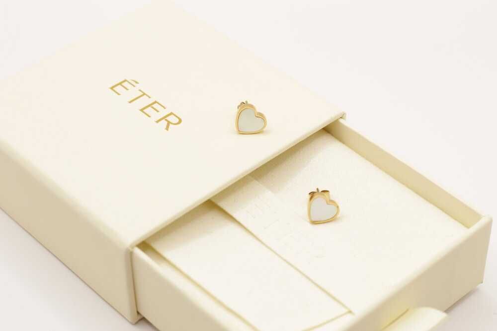 ОБЕЦИ „СЪРЦЕ ОТ МИДА“ | Медицинска стомана | Луксозна опаковка | ÉTER