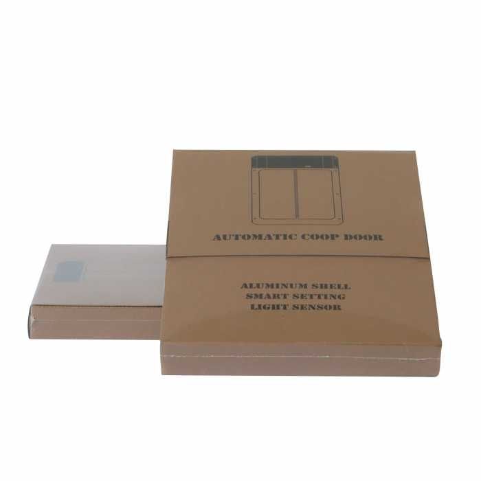 Автоматична алуминиева врата за кокошарник DOO-2 #379