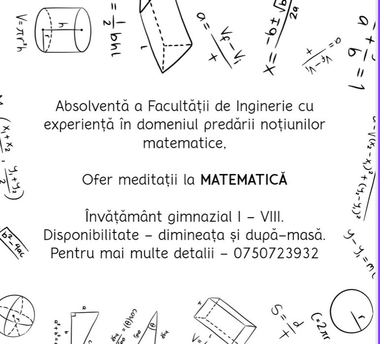 Meditatii matematica