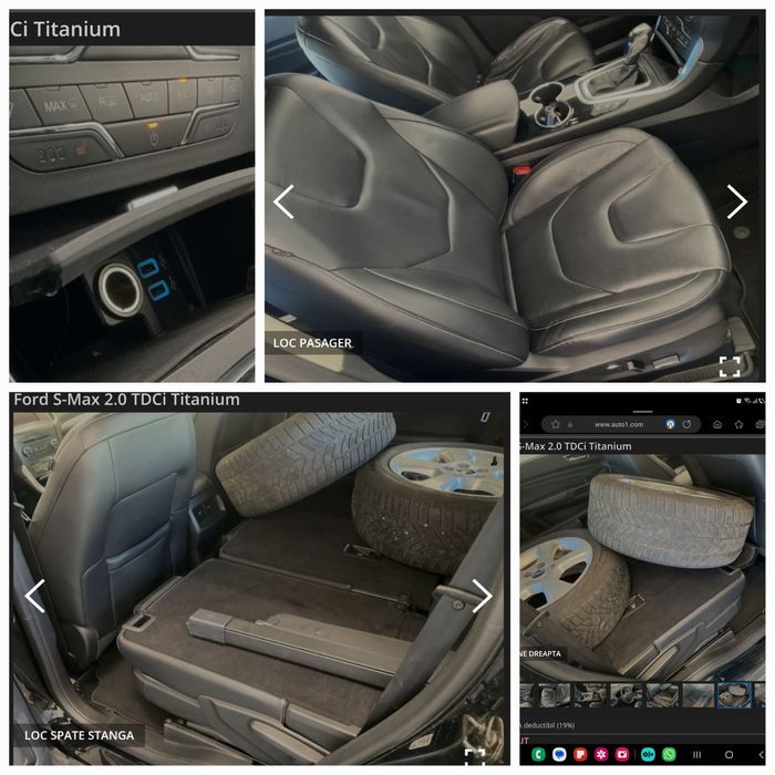 6900e neg Ford S-Max Titanium, Automat, full, 7 LOCURI, INMATRICULAT