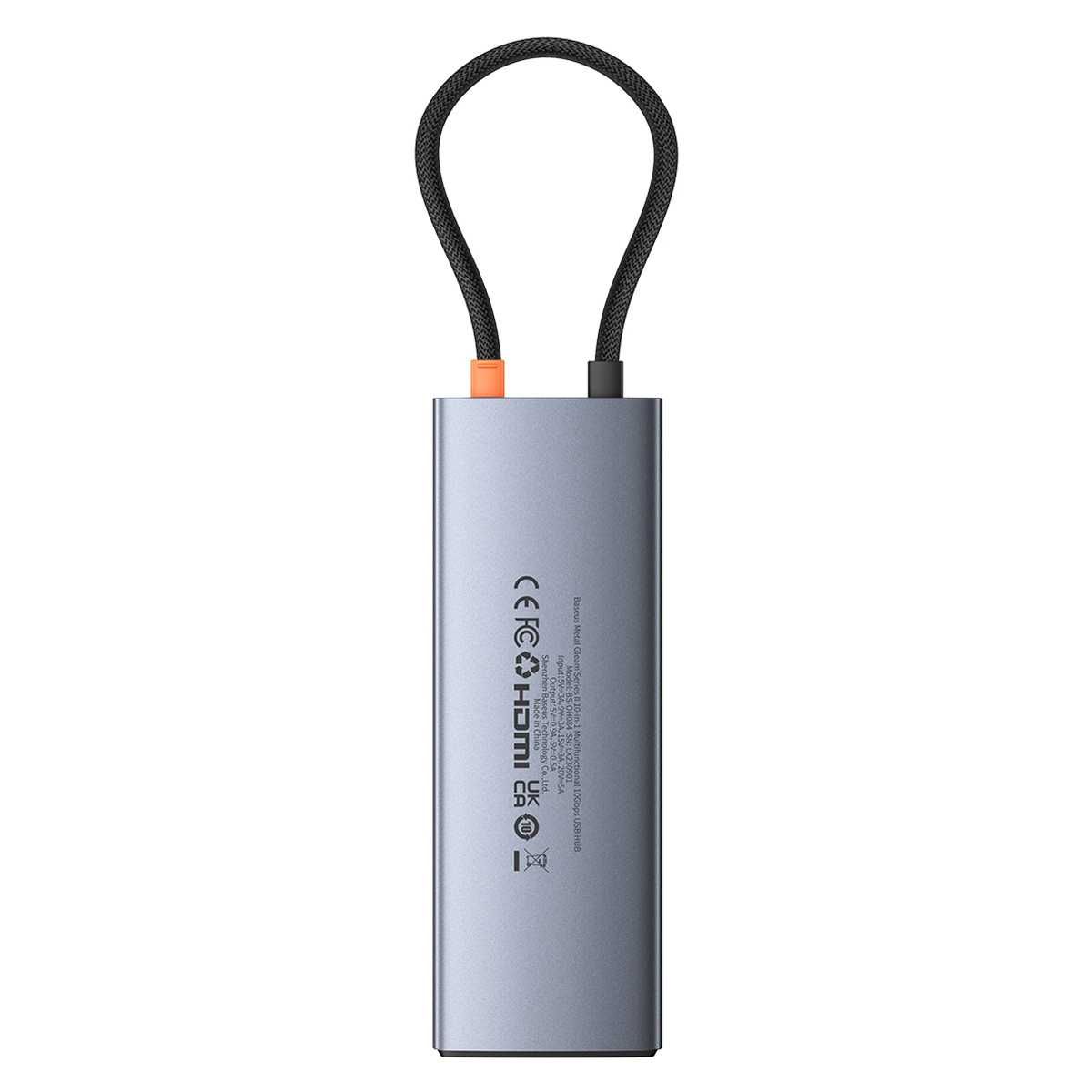 USB-C Хаб Baseus Metal Gleam II 10-in-1