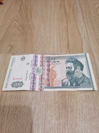 Bancnota 500 lei din anul 1992 cu chipul lui Constantin Brancusi