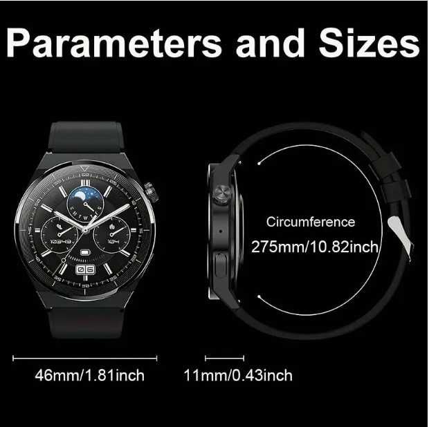 Smartwatch 46 mm nou, sigilat