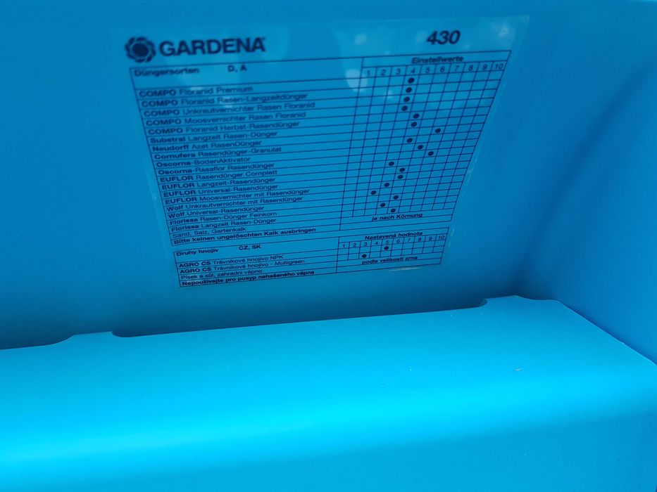Dispozitiv de împrăştiere Gardena 430
