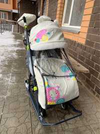 Санки-коляска для малышей