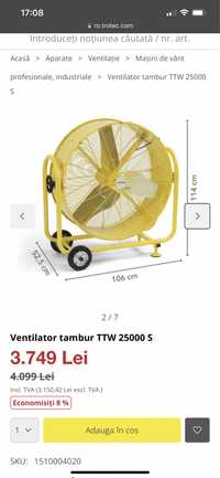 Ventilator tambur