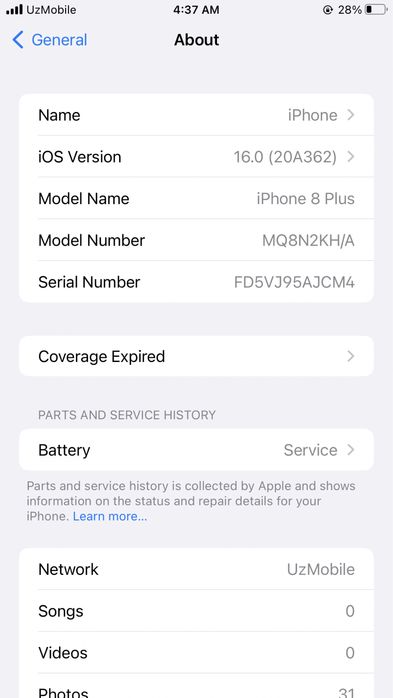 Iphone 8+ sotiladi srochna