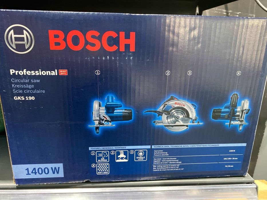 Fierăstrău circular Bosch GKS 190, Cod 94031