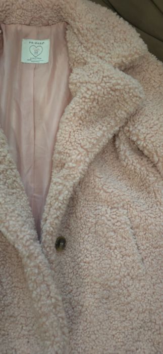 Детско палто розово 140см.