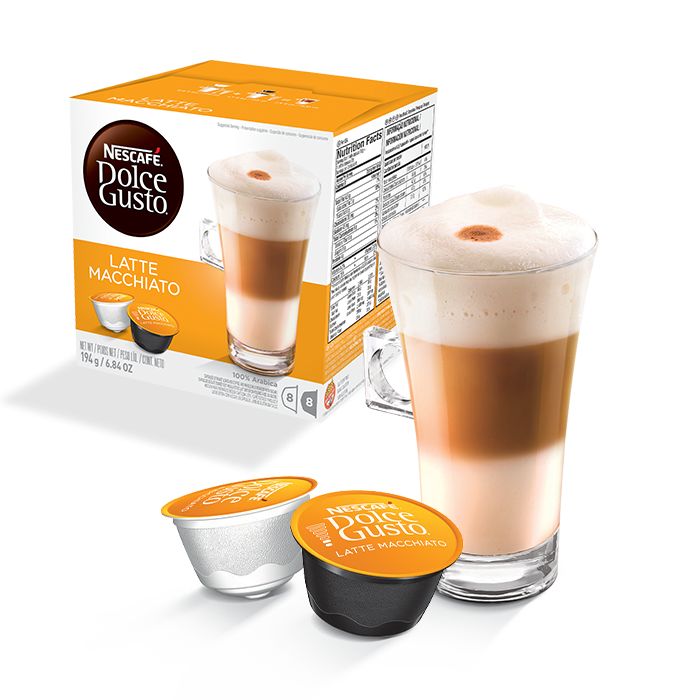 capsule cafea NESCAFE DOLCE GUSTO latte macchiato, cappuccino,espresso