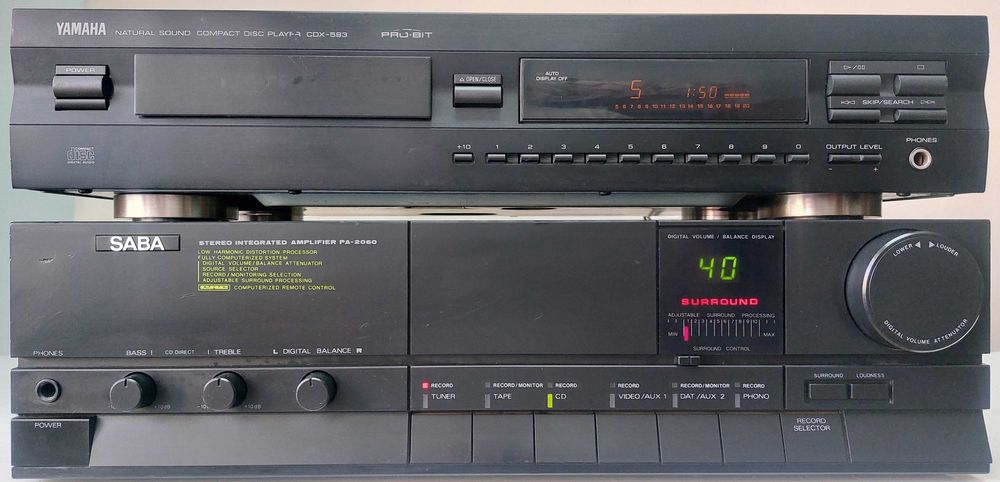 Yamaha CDX 593 muzica Pro Bit CD player muzica