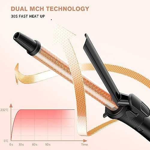 Нова маша K&K керамично покритие оформяне коса Прическа Къдрене Вълни