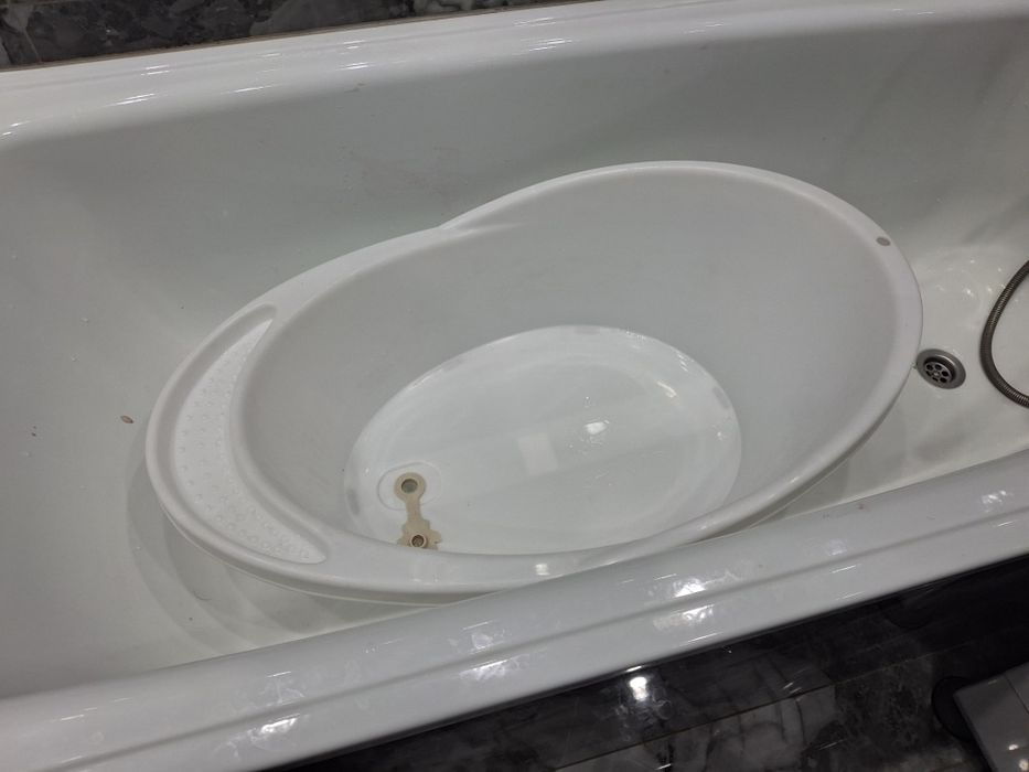 Детская ванночка белая