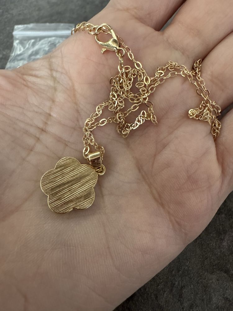 Сет от 5 бр. Дамски Бижута с Черни и Бели Детелини в Стил „Van Cleef“