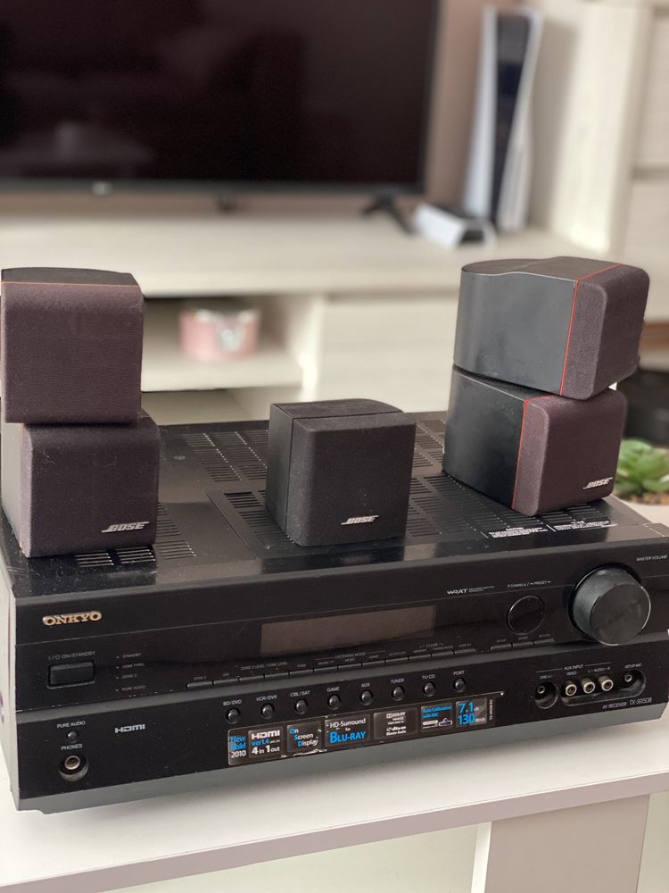 Vand receiver Onkyo, sateliti Bose, subwoofer Elac