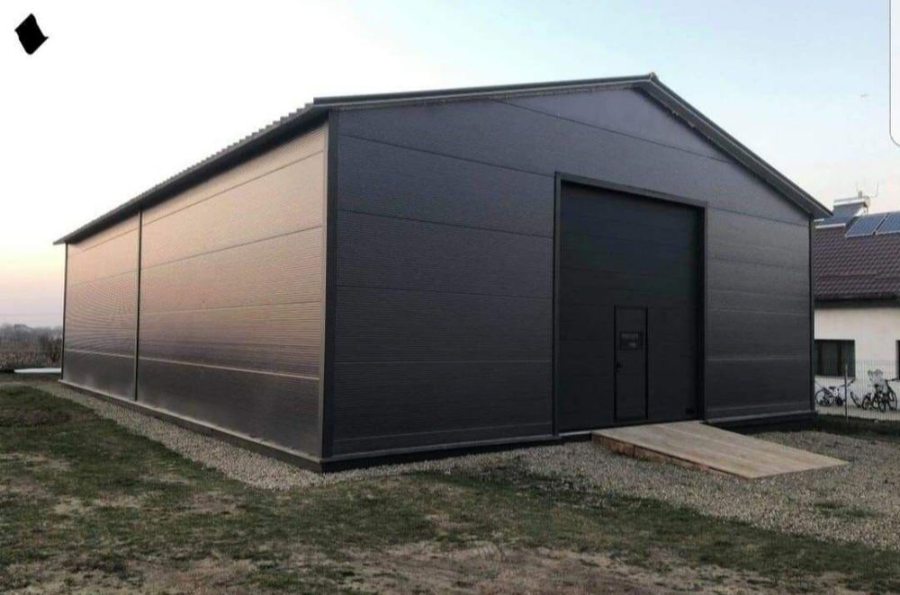 Vând hală metalică 12 x25