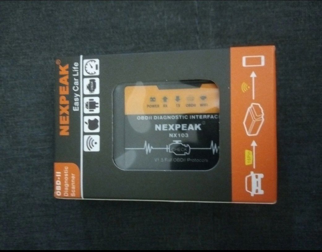 Качественна автомобилна OBD2 Wi-fi диагностика NEXPEAK ELM327 V1.5.