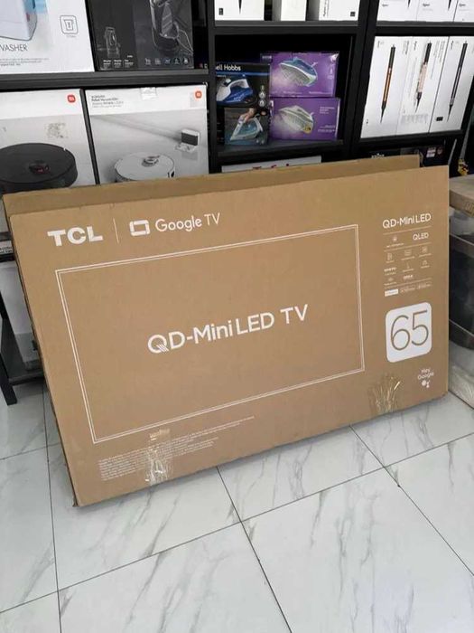Телевизор TCL 65 4K QD-Mini LED 144hz включая Dolby Vision IQ и HDR10+