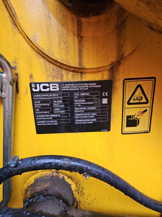 JCB 3CX 2021 93 CP ca nou 377 ore