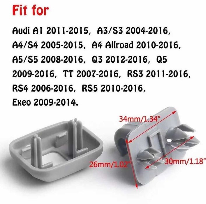 Clips clemă prindere oglindă parasolar Audi A1 A3 A4 A5 Q3 Q5 A7