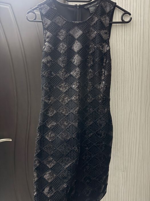 Черна рокля Armani Exchange