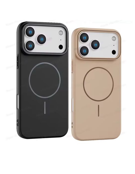 iPhone 15/16/17 PRO MAX PLUS AIR - Husa Magsafe Lether Inside