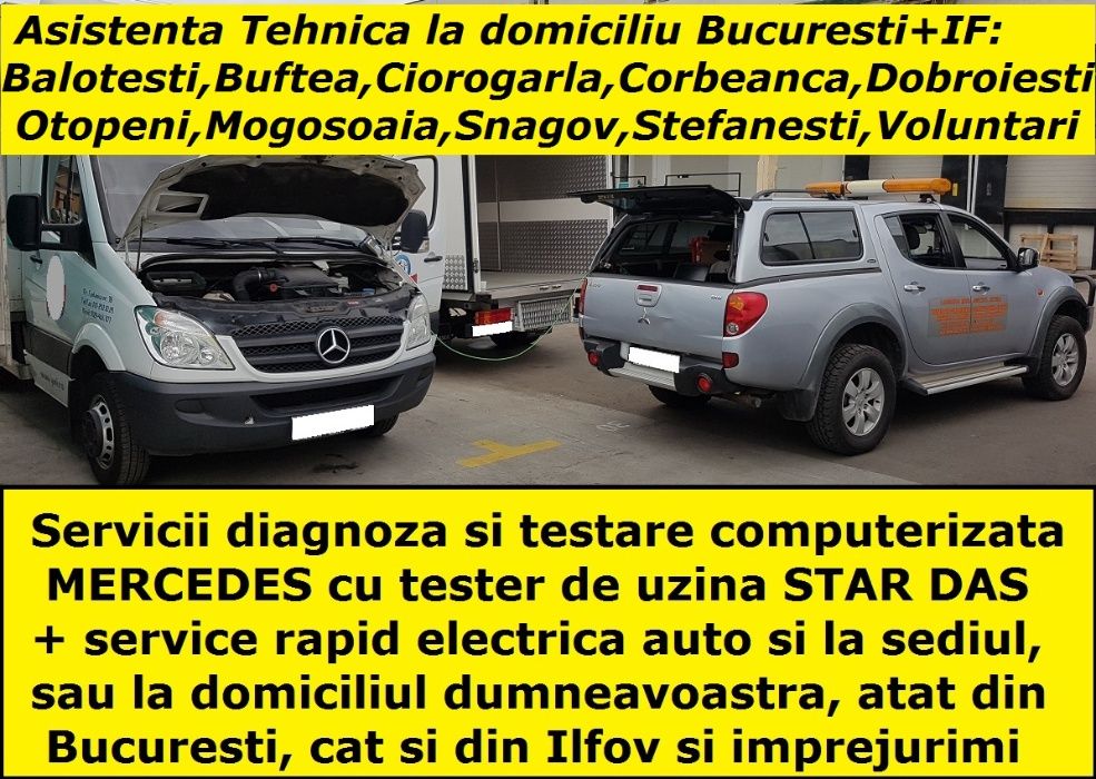 Diagnoza Mercedes Smart testare resetare adblue service la domiciliu