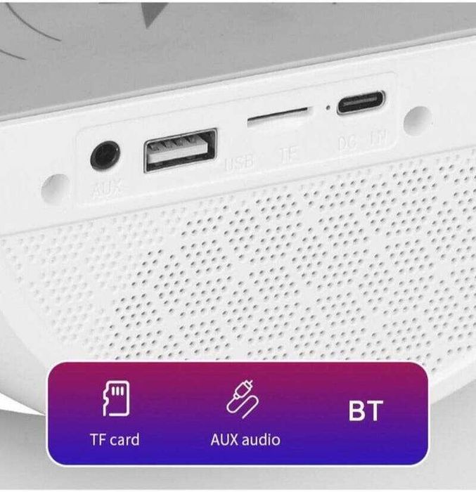 Coutron BT2301 — умная лампа 5 в 1 с Bluetooth и беспроводной зарядкой