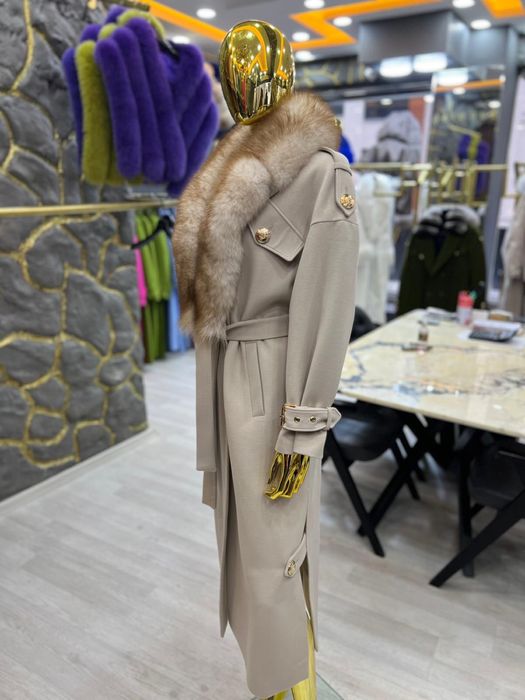 Palton casmir oversized