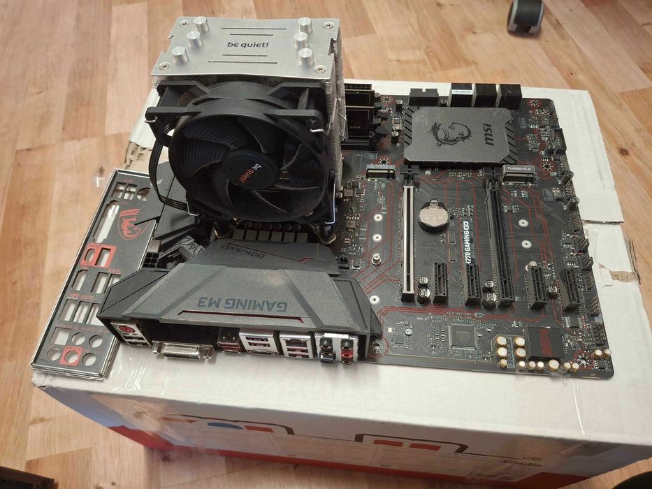 I7 7700k с охладител, MSI H270 GAMING M3 дъно, 16 gb DDR 4 RAM