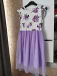 Rochie fete tull mov
